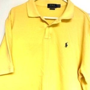Polo Ralph Lauren, Bright Yellow Polo Shirt- XXL